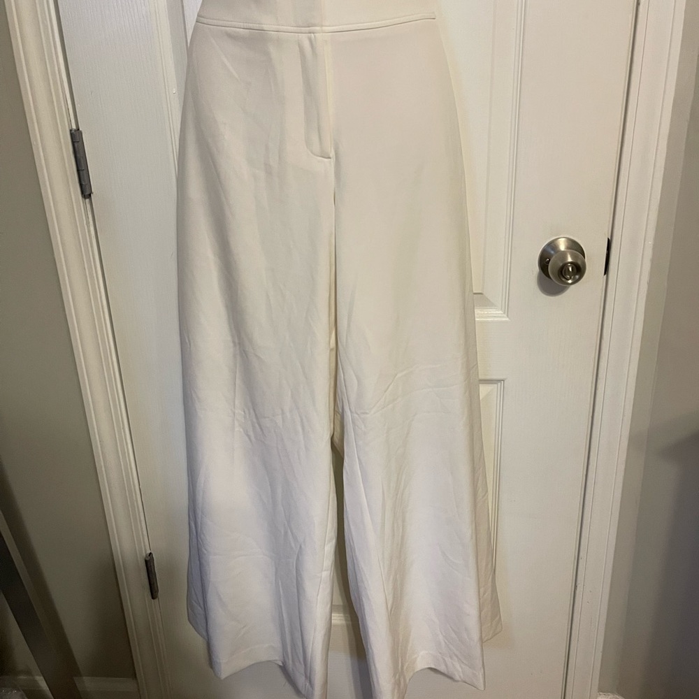 White Wide Leg Pant